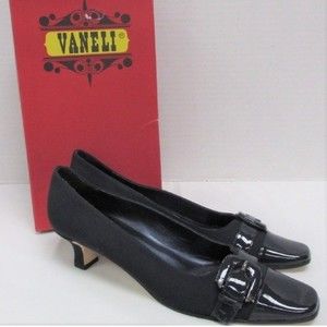 Vaneli Buckle Kitten Heels NIB